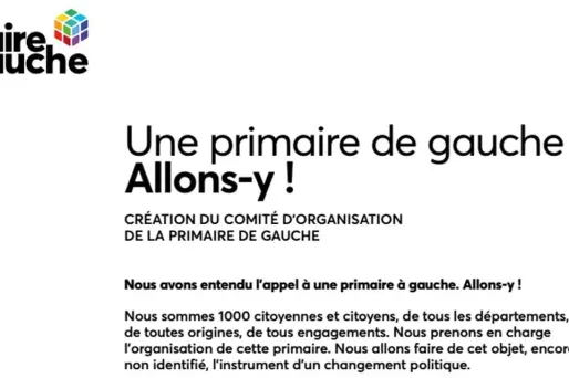 Le texte fondateur du comité d'organisation de la primaire à gauche.