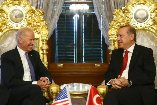Joe Biden et Recep Tayyip Erdogan