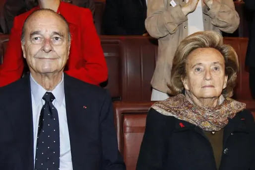 Jacques et Bernadette Chirac, le 24 novembre 2011.