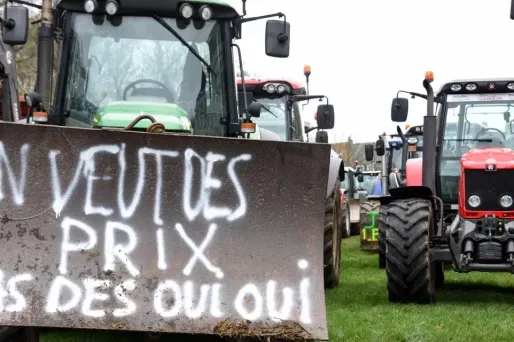 Agriculture : la FNSEA appelle l'Europe à "gérer un peu mieux cette crise"