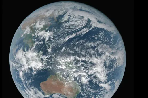 Photo prise du satellite Himawari-8.