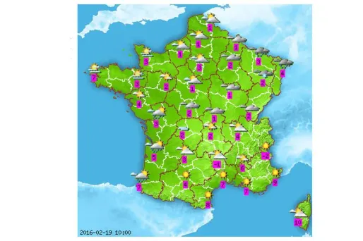 Le temps de votre vendredi : des faibles chutes de neige dans l'Est