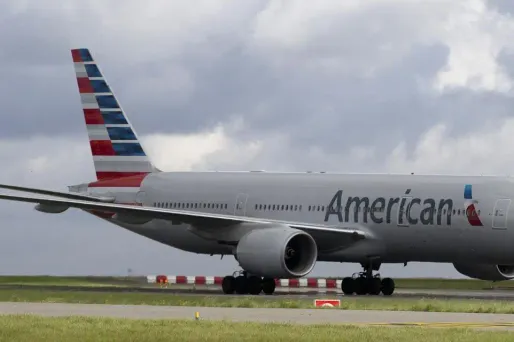 Un avion de la compagnie American Airlines 1280