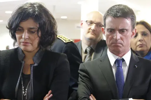 El Khomri et Valls (1280x640) Vincent KESSLER/Pool/AFP