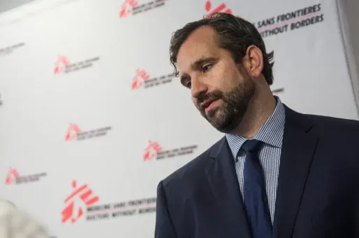 Jason Cone, directeur de Medecins Sans Frontieres.