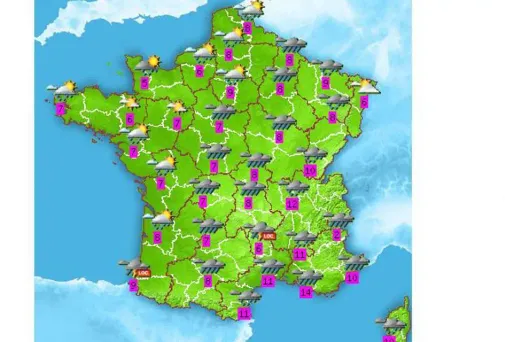La météo de votre dimanche 7 février.