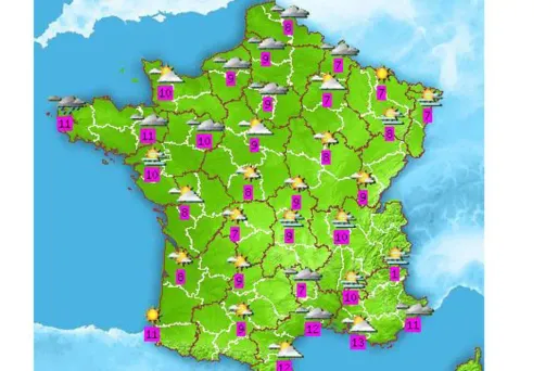 La météo de votre samedi 6 février.