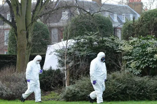 Mardi matin, la police était visible sur les lieux.