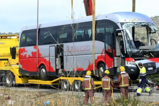 Les autorités régionales de Catalogne ont annoncé lundi les nationalités des treize victimes de l'accident d'autocar.
