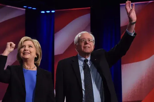 Hilary Clinton et Bernie Sanders, 1280x640