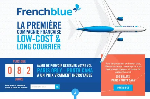 French Blue sera la première compagnie low-cost sur longs courriers.