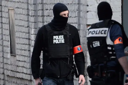 Des policiers belges mardi à Bruxelles. Image d'illustration.