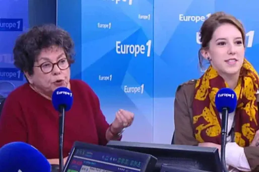 Michelle Prodoznik, la productrice de l’émission et la comédienne Léa François