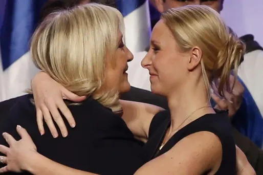 Marine Le Pen a marqué sa différence avec sa nièce sur la polygamie.