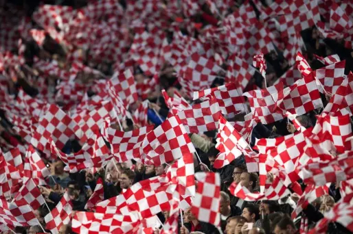Des supporters du PSV Eindhoven.