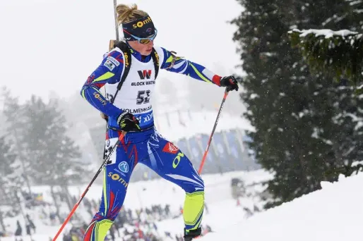 Biathlon : la Française Marie Dorin-Habert sacrée championne du monde de la mass start