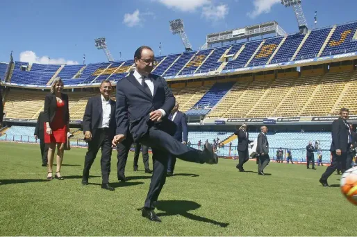 François Hollande lors de son voyage en Argentine en février dernier.