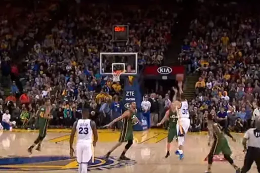 Curry auteur d'un tir à trois points contre Utah (1280x640)