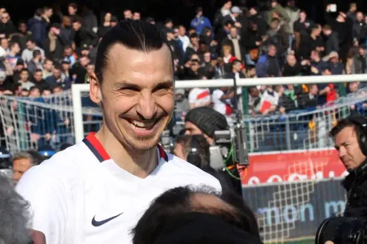 Zlatan Ibrahimovic, auteur d'un quadruplé face à Troyes (0-9) a fait part de sa joie d'être champion de France avec le PSG.