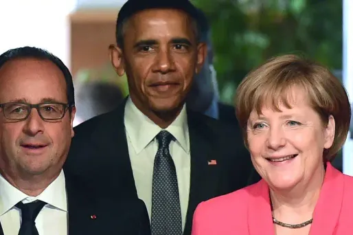 François Hollande et Barack Obama rencontreront Angela Merkel et Matteo Renzi à Hanovre, lundi.