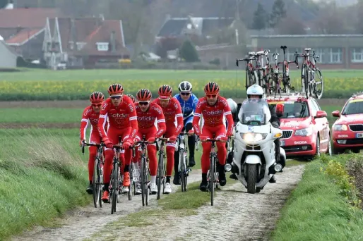 L'équipe Cofidis à l'entraînement (1280x640) François LO PRESTI/AFP