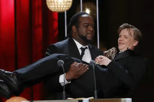 Alex Lutz a reçu le Molière de l'humour.