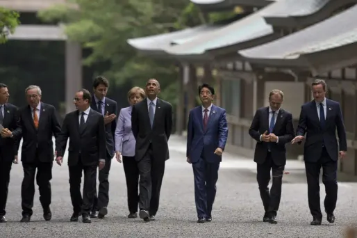 François Hollande Japon G7