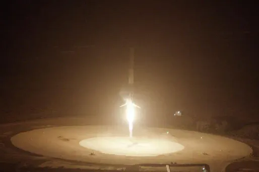 SpaceX : la vidéo impressionnante de l'atterrissage du Falcon 9