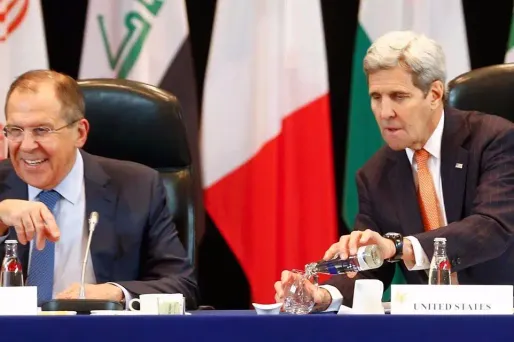 Sergeï Lavrov et John Kerry