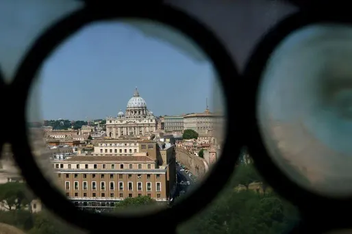 Le dôme de la basilique Saint-Pierre, au Vatican