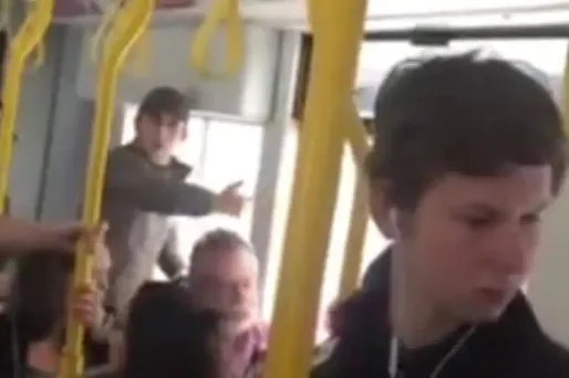 La vidéo a été filmée dans un tram de Manchester en Angleterre.