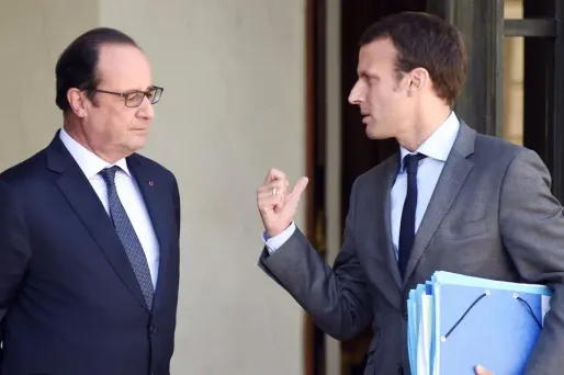 Macron l'assure, "il n'y a jamais eu" de malaise avec Hollande