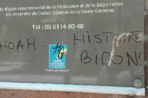 Toulouse : des inscriptions négationnistes sur le Musée de la Déportation