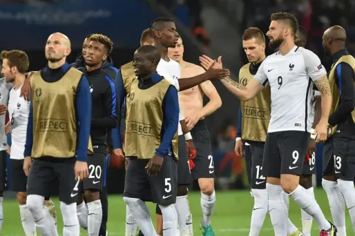 Les Bleus vainqueurs de la Suisse (1280x640) Philippe HUGUEN/AFP