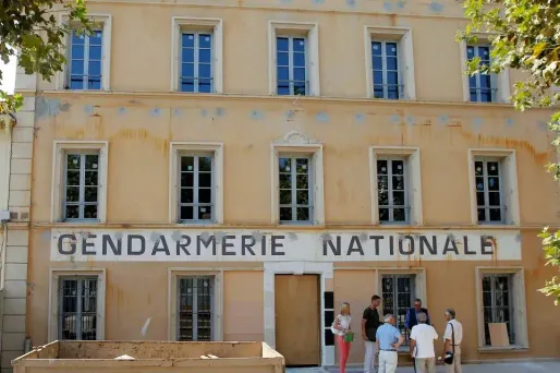 La gendarmerie de St Tropez a connu des travaux pour sa transformation en musée.