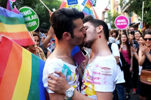 La gay pride à Instabul en 2015.