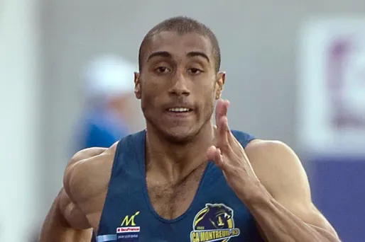 Le Français s'est imposé en 9''86, signant la meilleure performance mondiale de la saison.