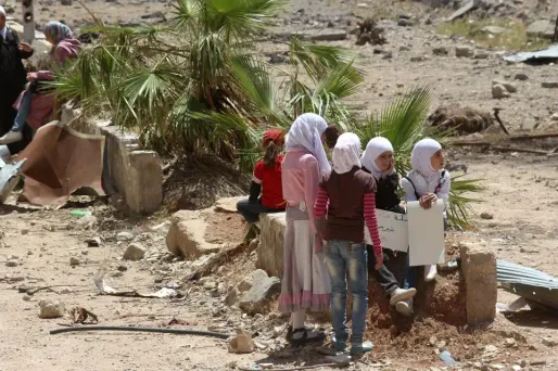 Les habitants de Daraya subissent le siège du régime depuis fin 2012.