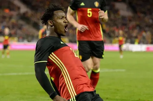 Michy Batshuayi a très peu joué lors de l'Euro mais il a quand même marqué une fois.