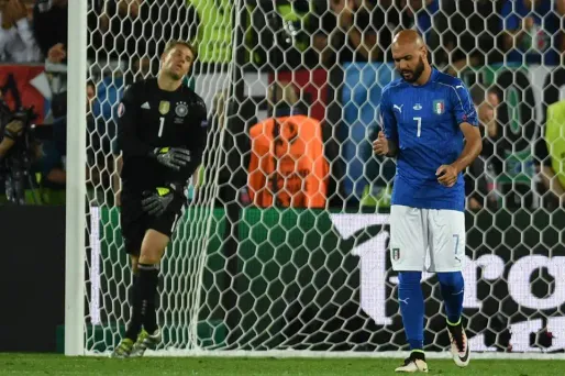 Zaza Italie Allemagne PATRIK STOLLARZ / AFP 1280