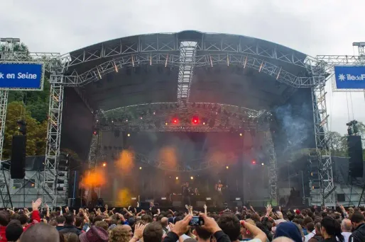 Une des scènes du festival Rock en Seine