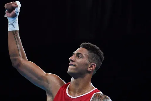 Tony Yoka, leader de la délégation française de boxe à Rio.