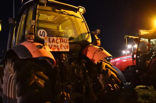 Mobilisation à Laval pendant les négociations sur le prix du lait