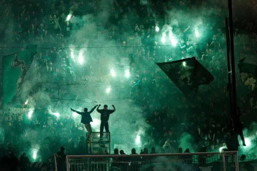 11.08.Football grece Panathinaikos tribune supporter.Alexandros Michailidis  SOOC  AFP.1280.640