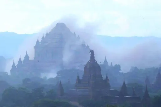 Bagan, la vallée des 2.000 temples en Birmanie. Image d'illustration.