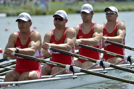 Rameurs russes à Londres (1280x640) ERIC FEFERBERG / AFP