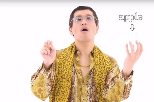 PPAP, Pen Pineapple Apple Pen, Piko Taro crédit : capture d'écran Pen-Pineapple-Apple-Pen/PIKO-TARO - 1280