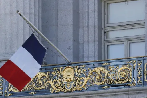 drapeau français crédit : MONICA DAVEY / AFP - 1280