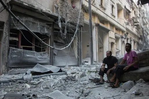 syrie, Alep crédit : KARAM AL-MASRI / AFP - 1280