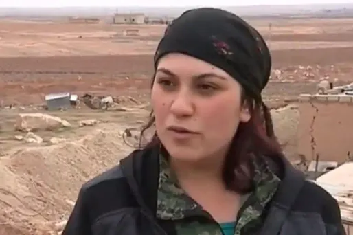 Capture d'écran du reportage de France 2 dans lequel apparaît Ebri Firat.